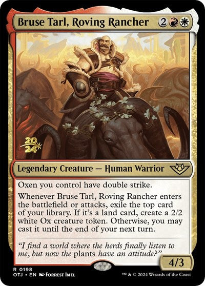 Bruse Tarl, Roving Rancher (Promos: Prerelease Cards) Near Mint Foil