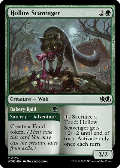 Hollow Scavenger (Wilds of Eldraine) Light Play Foil