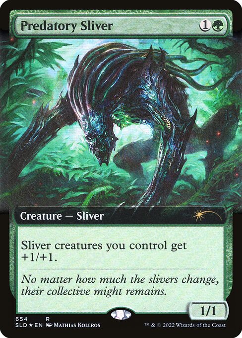 Predatory Sliver (Extended Art) (Secret Lair) Near Mint Foil