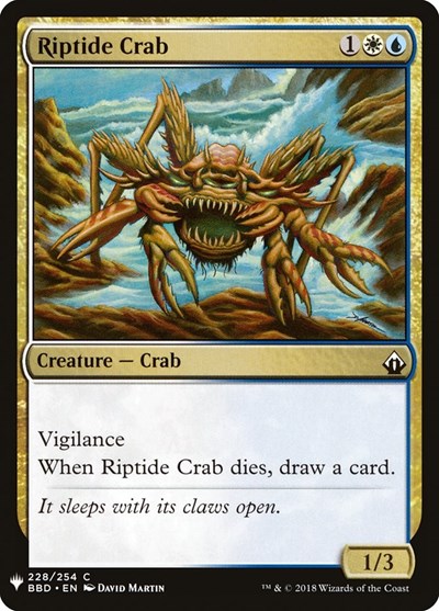 Riptide Crab (Mystery Booster) Near Mint