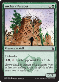 Archers' Parapet (Khans of Tarkir) Medium Play Foil