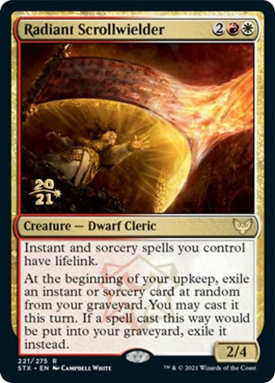 Radiant Scrollwielder (Promos: Prerelease Cards) Near Mint Foil