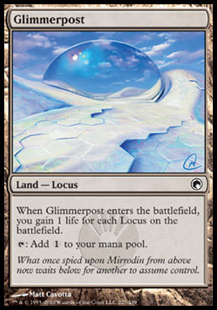 Glimmerpost (Scars of Mirrodin) Light Play Foil