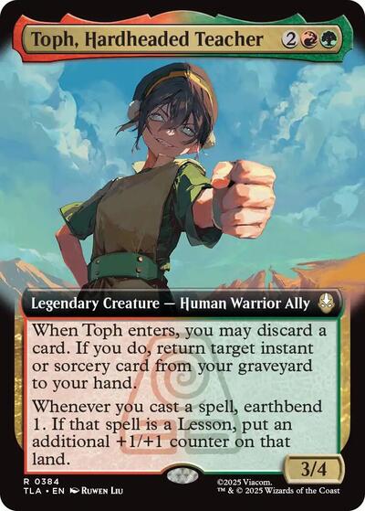 Toph, Hardheaded Teacher (Extended Art) (Avatar: The Last Airbender) Near Mint