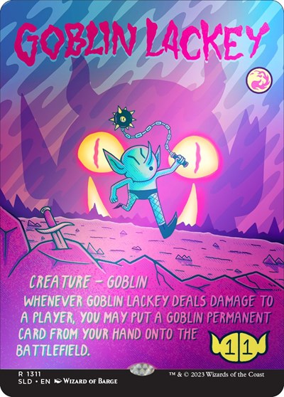 Goblin Lackey (1311) (Rainbow Foil) (Secret Lair) Light Play Foil