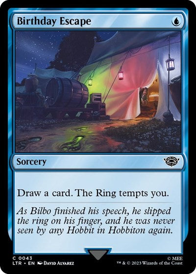 Birthday Escape (Universes Beyond: The Lord of the Rings: Tales of Middle-earth) Medium Play Foil