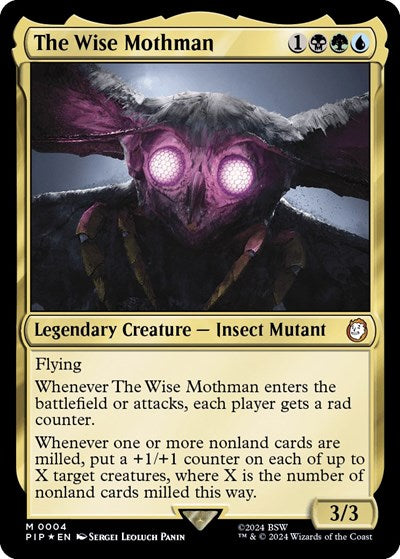 The Wise Mothman (Universes Beyond: Fallout) Light Play Foil