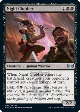 Night Clubber (Streets of New Capenna) Medium Play Foil