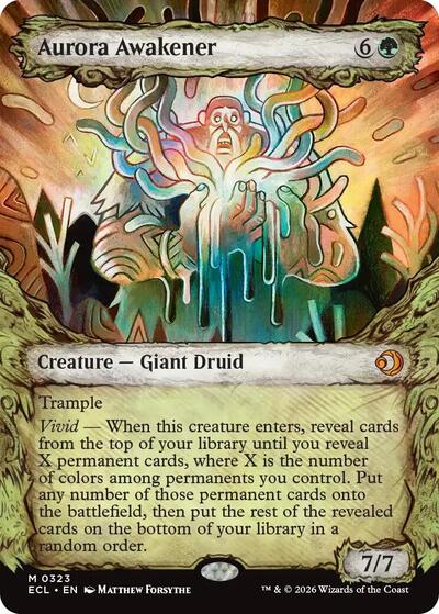 Aurora Awakener (Showcase) (Lorwyn Eclipsed) Near Mint Foil