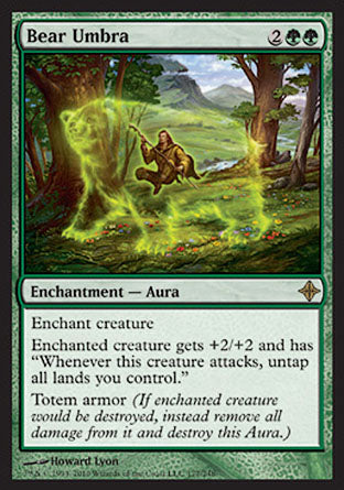 Bear Umbra (Rise of the Eldrazi) Medium Play Foil