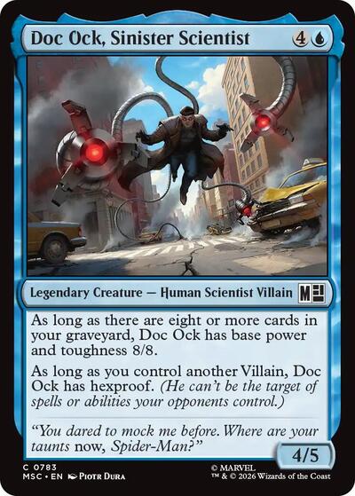 Doc Ock, Sinister Scientist (Commander: Marvel Super Heroes) Near Mint
