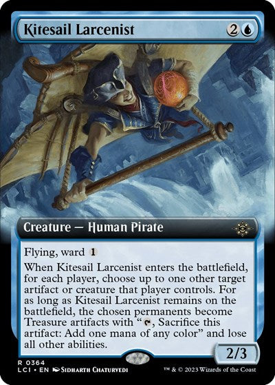Kitesail Larcenist (Extended Art) (The Lost Caverns of Ixalan) Near Mint