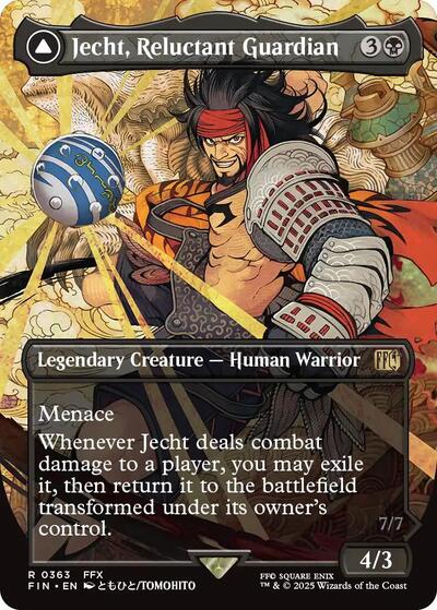 Jecht, Reluctant Guardian (Borderless) (Universes Beyond: FINAL FANTASY) Light Play Foil