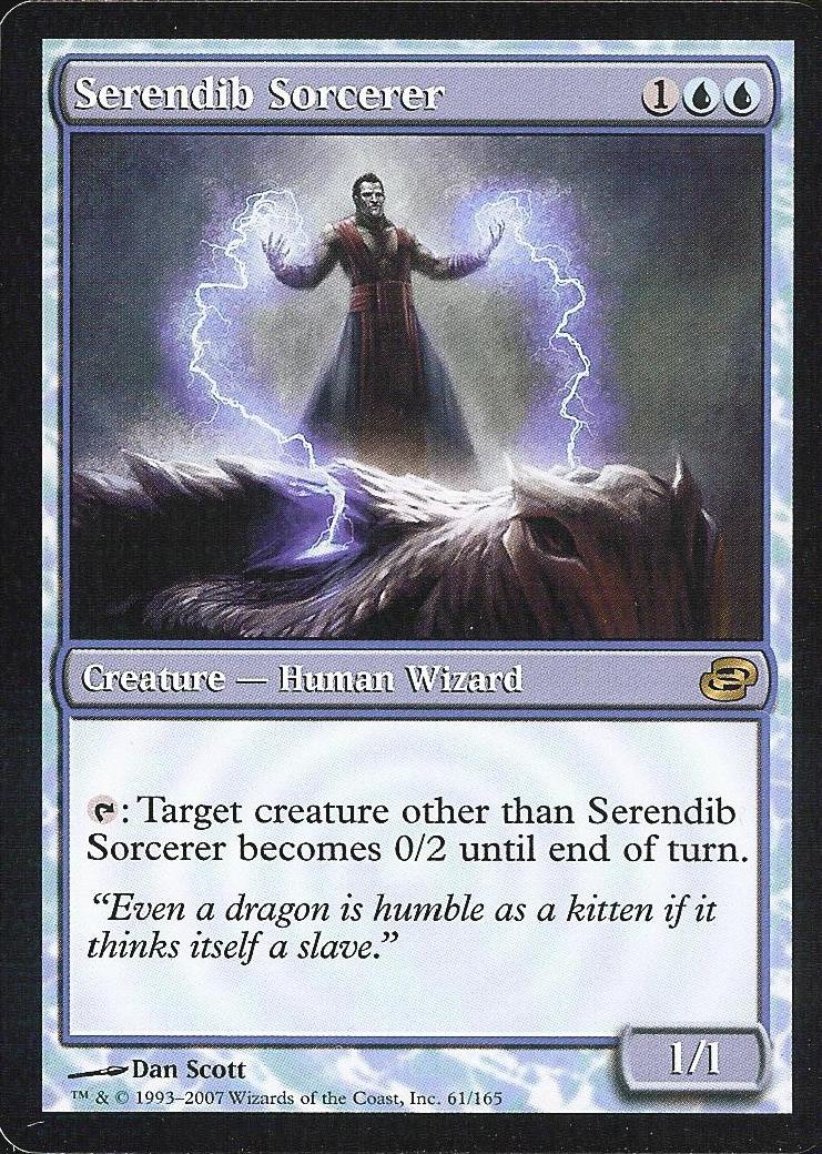 Serendib Sorcerer (Planar Chaos) Medium Play Foil