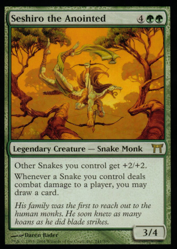Seshiro the Anointed (Champions of Kamigawa) Medium Play Foil