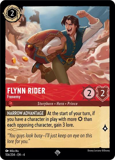 Flynn Rider - Frenemy (Ursula's Return) Near Mint Cold Foil