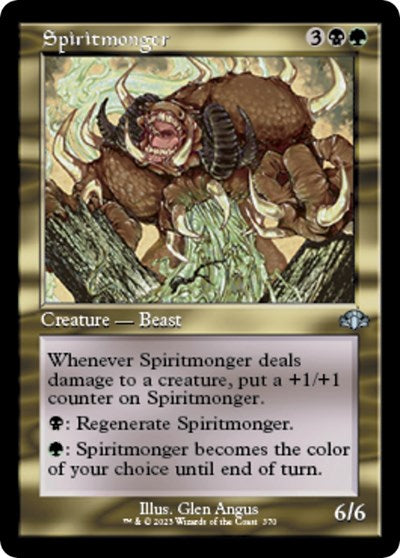 Spiritmonger (Retro Frame) (Dominaria Remastered) Near Mint Foil