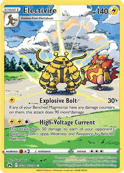Electivire (Crown Zenith: Galarian Gallery) Near Mint Holofoil