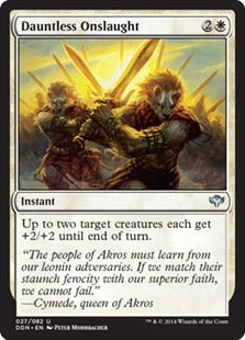 Dauntless Onslaught (Duel Decks: Speed vs Cunning) Medium Play