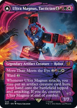 Ultra Magnus, Tactician (Shattered Glass) (Universes Beyond: Transformers) Near Mint Foil