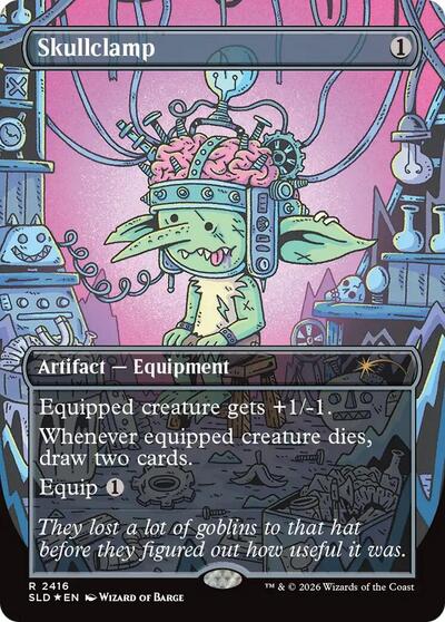 Skullclamp (2416) (Secret Lair) Near Mint Foil