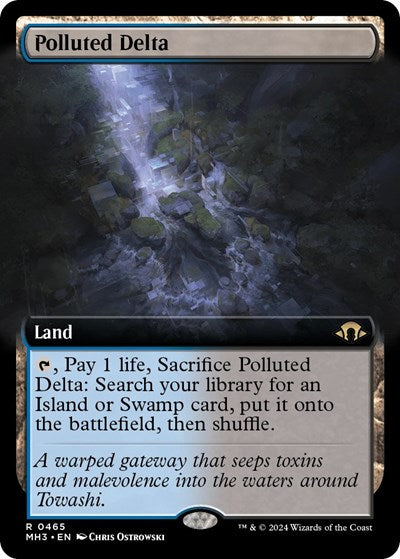 Polluted Delta (Extended Art) (Modern Horizons 3) Near Mint Foil