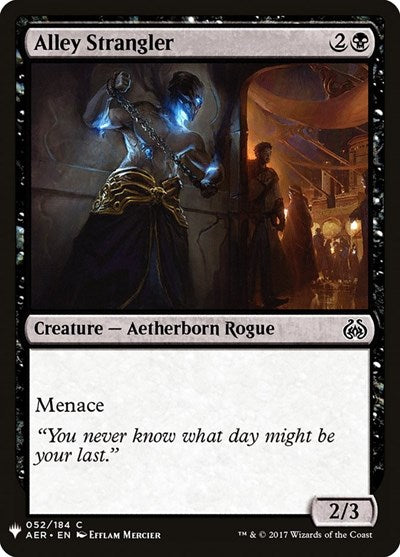 Alley Strangler (Mystery Booster) Light Play