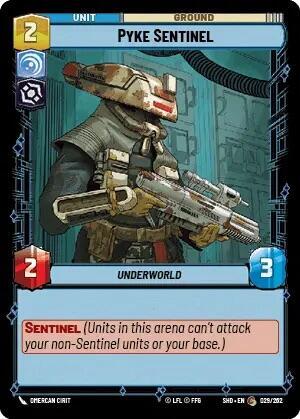 Pyke Sentinel (Shadows of the Galaxy) Near Mint Foil