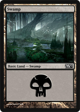 Swamp (240) (Magic 2012 Core Set) Light Play Foil