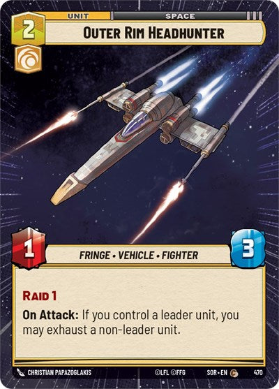 Outer Rim Headhunter (Hyperspace) (Spark of Rebellion) Near Mint Foil