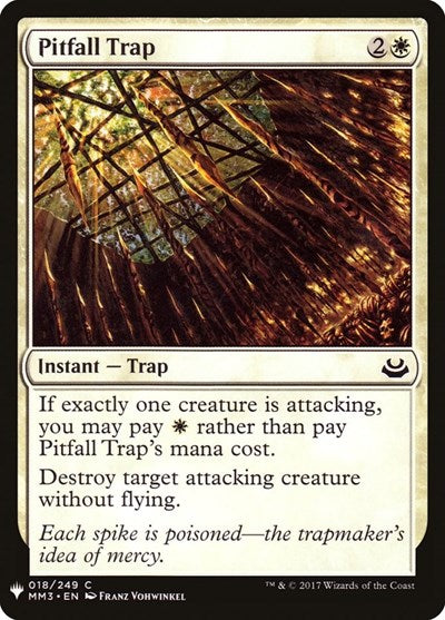 Pitfall Trap (Mystery Booster) Light Play