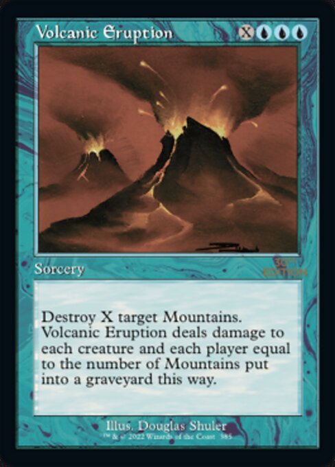 Volcanic Eruption  Retro Frame|0|0|0.00