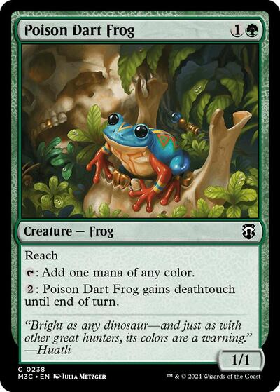 Poison Dart Frog (Commander: Modern Horizons 3) Near Mint