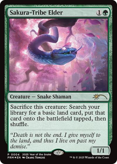 Sakura-Tribe Elder (Year of the Snake 2025) (Standard Showdown Promos) Near Mint Foil