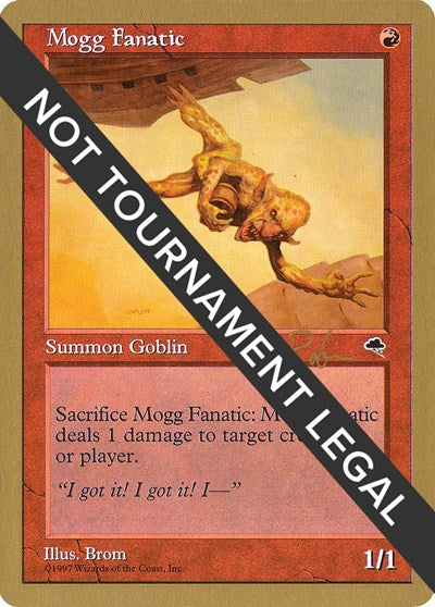 Mogg Fanatic - 1998 Ben Rubin (TMP) (World Championship Decks) Medium Play