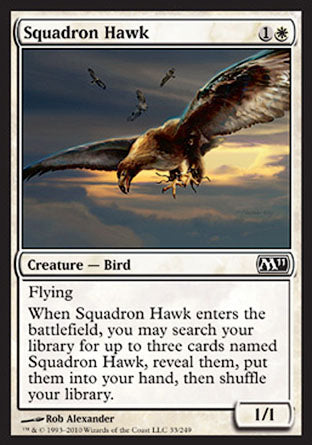 Squadron Hawk (Magic 2011 Core Set) Light Play
