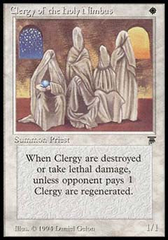 Clergy of the Holy Nimbus (Legends) Heavy Play