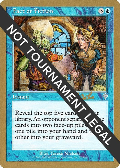 Fact or Fiction - 2002 Carlos Romao (INV) (World Championship Decks) Damaged / Poor