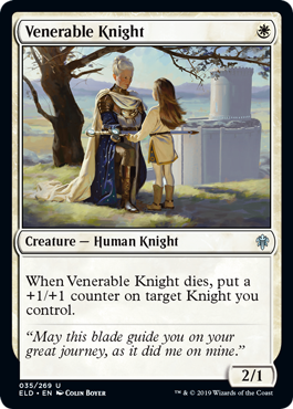 Venerable Knight (Throne of Eldraine) Medium Play