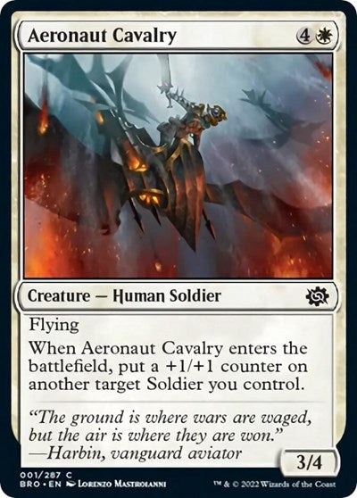 Aeronaut Cavalry (The Brothers' War) Near Mint Foil