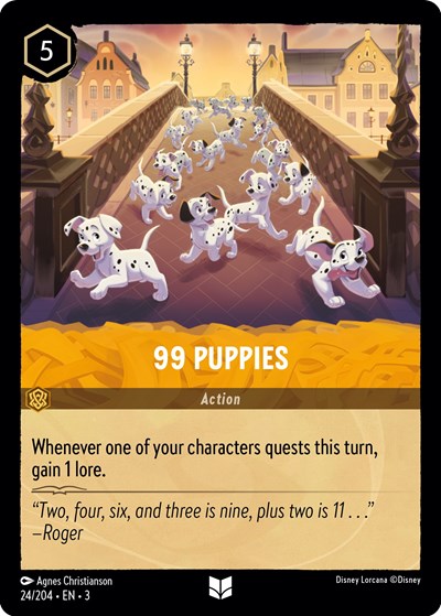 99 Puppies (Into the Inklands) Near Mint
