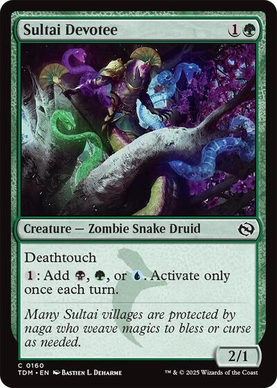 Sultai Devotee (Tarkir: Dragonstorm) Near Mint Foil