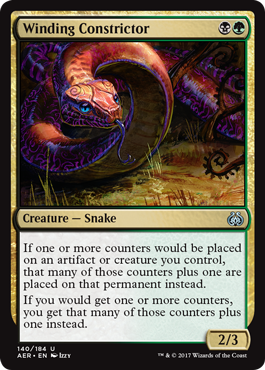Winding Constrictor (Aether Revolt) Light Play