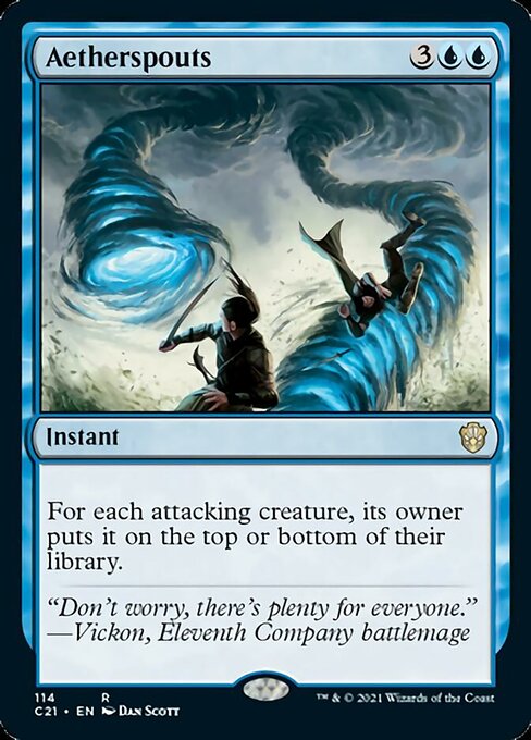 Aetherspouts (Commander 2021 Strixhaven) Light Play