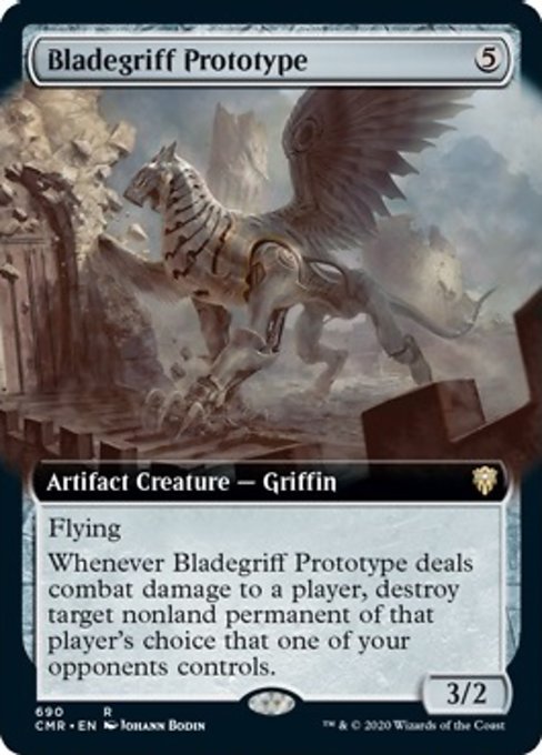 Bladegriff Prototype (Extended Art) (Commander Legends) Light Play