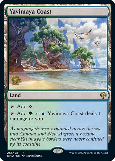 Yavimaya Coast (Promos: Prerelease Cards) Light Play Foil