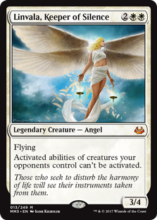 Linvala, Keeper of Silence (Modern Masters 2017) Medium Play Foil