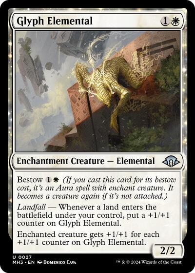 Glyph Elemental (Modern Horizons 3) Light Play