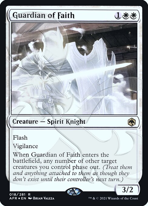 Guardian of Faith (AFR Ampersand Promos) Medium Play Foil