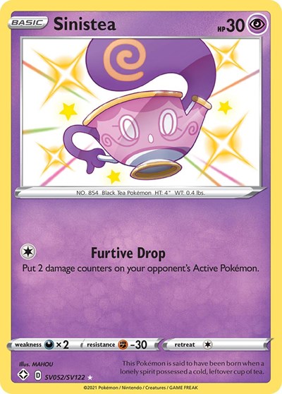 Sinistea (Shining Fates: Shiny Vault) Near Mint Holofoil